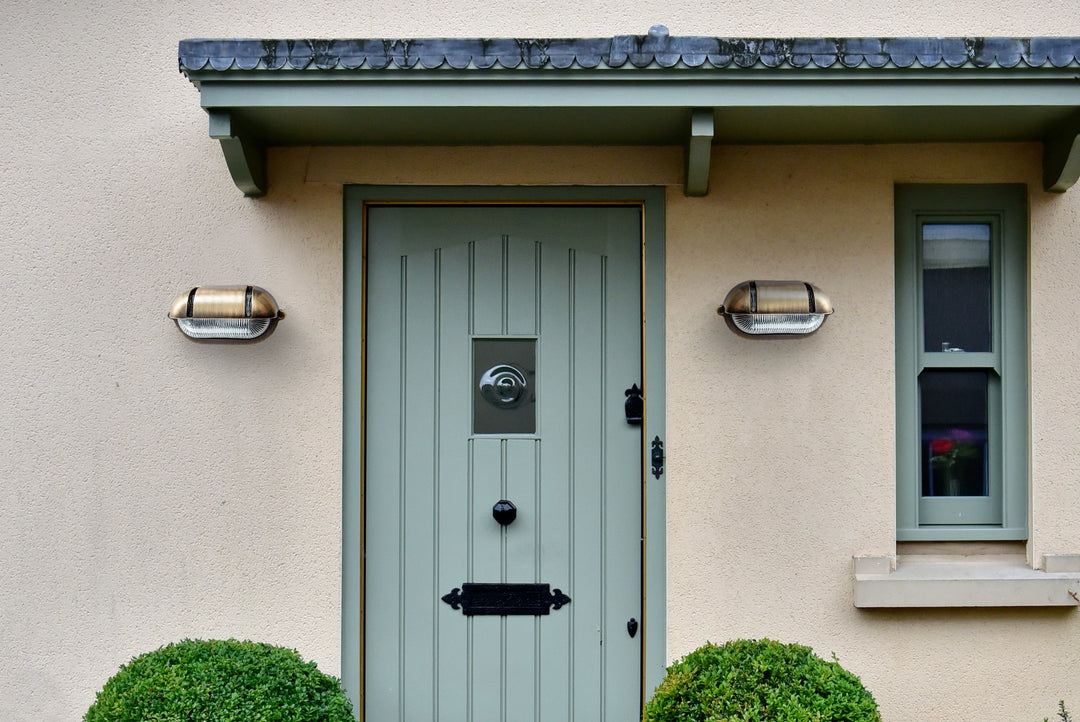 Image showing an outdoor bulkhead light