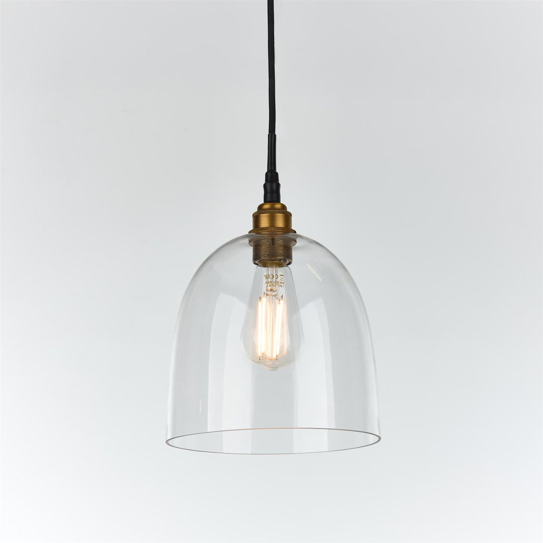 Bell Blown Glass Pendant : Bathroom Version