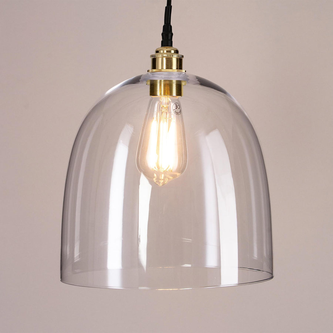 Bell Blown Glass Pendant : Bathroom Version