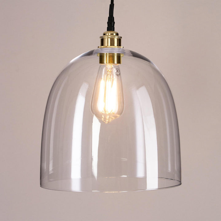 Bell Blown Glass Pendant : Bathroom Version