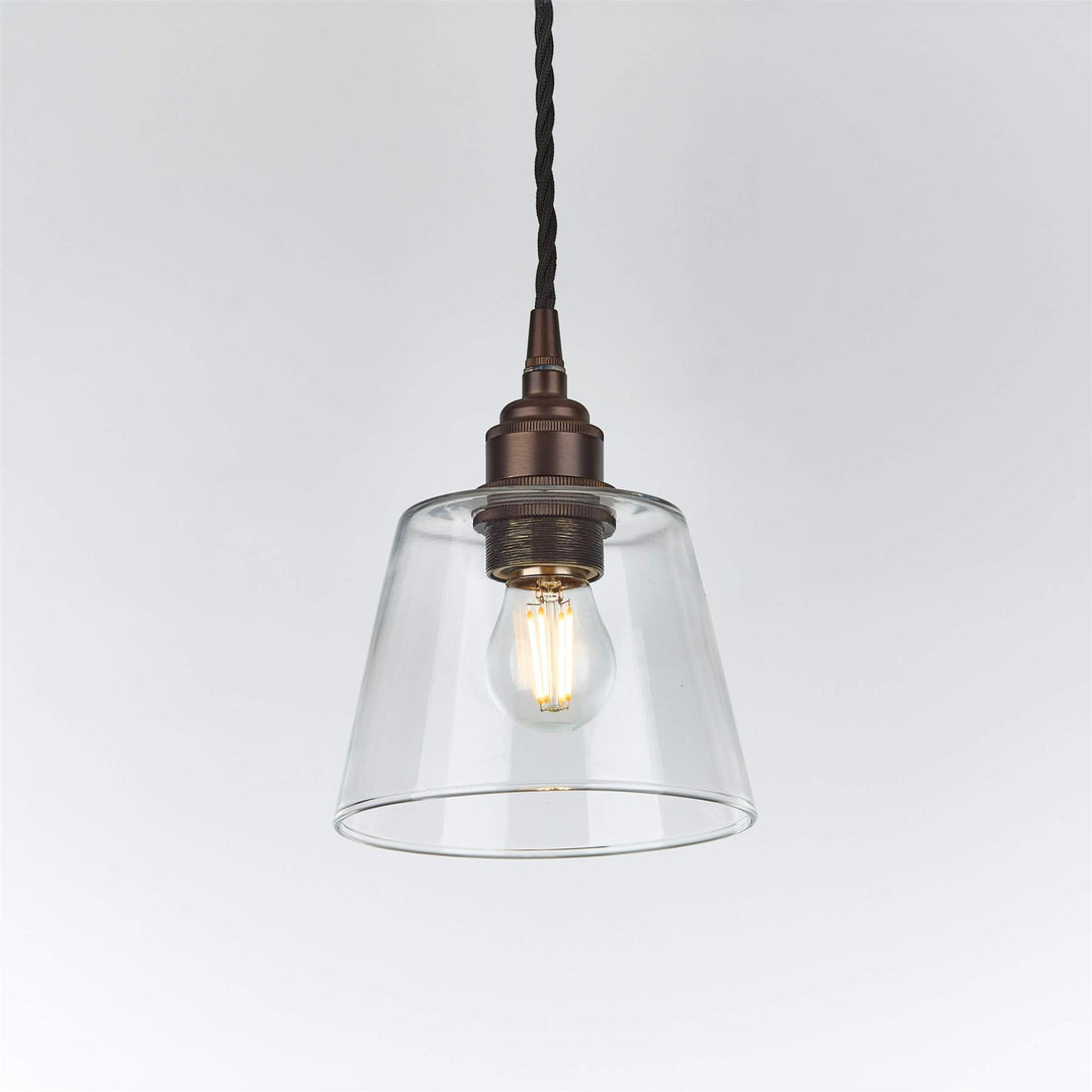 Tapered Blown Pendant Light