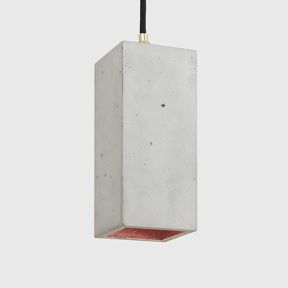Concrete Drop Pendant Light