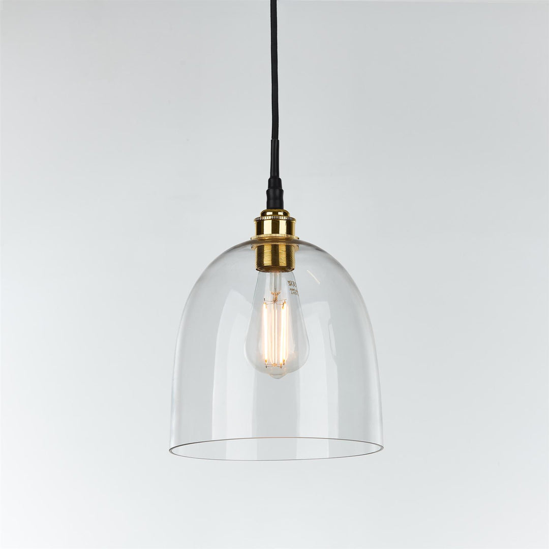 Bell Blown Glass Pendant : Bathroom Version