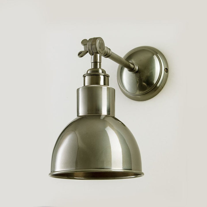 Churchill Wall Light : Adjustable Arm : Metal Shades