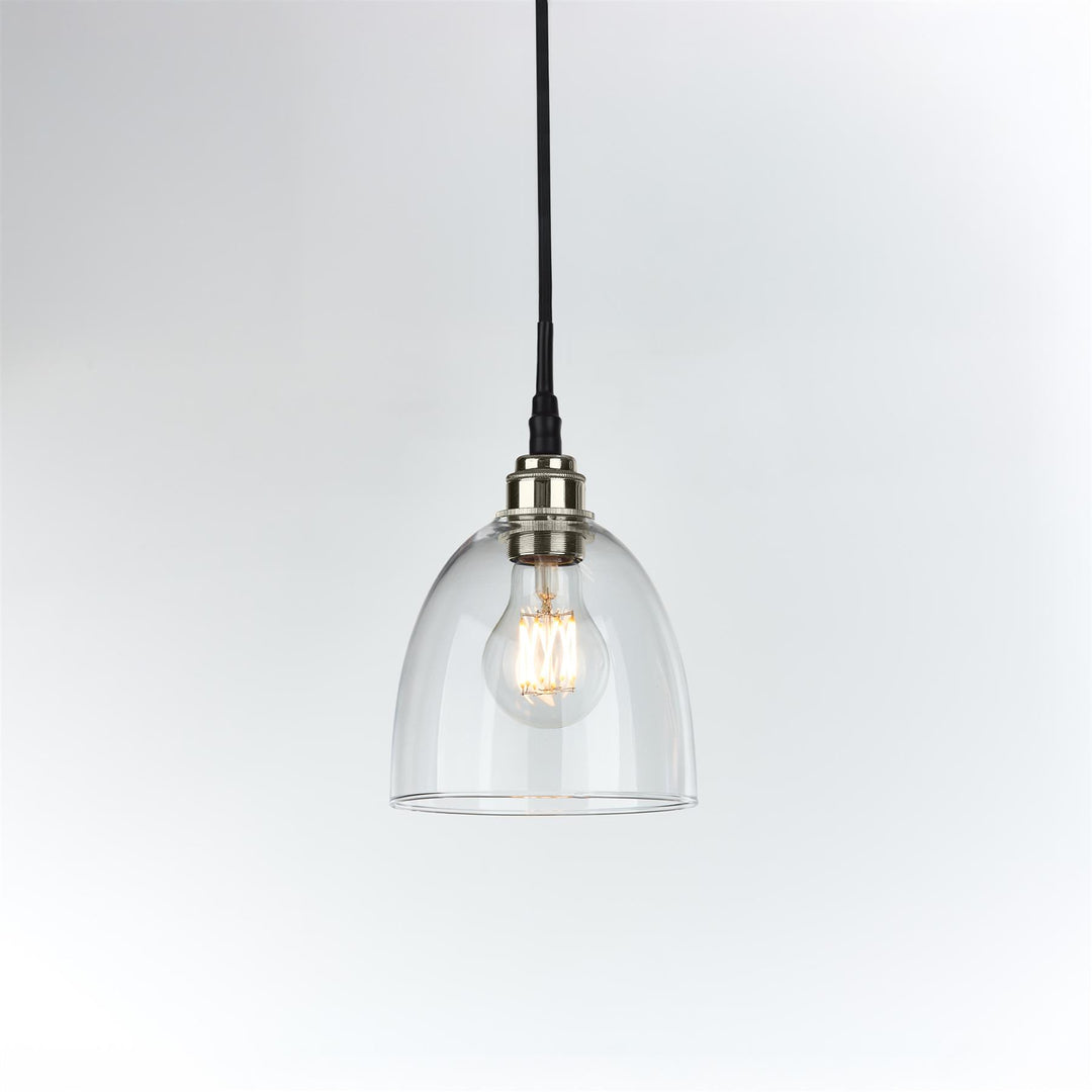 Bell Blown Glass Pendant : Bathroom Version
