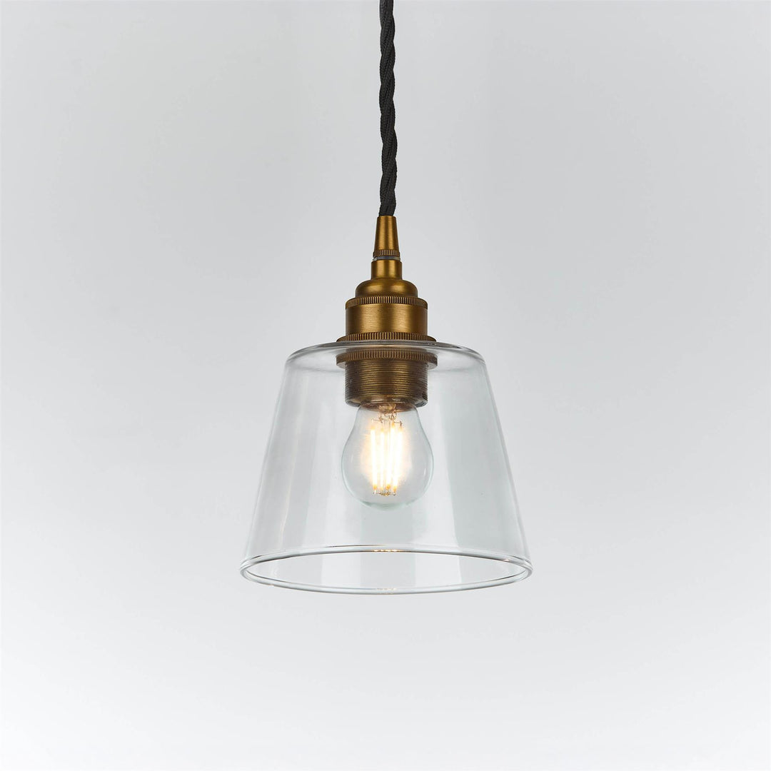 Tapered Blown Pendant Light