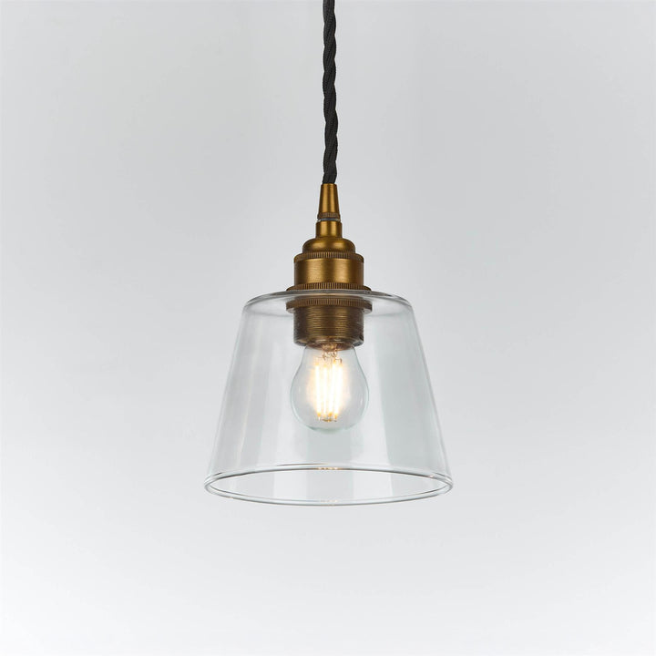 Tapered Blown Pendant Light