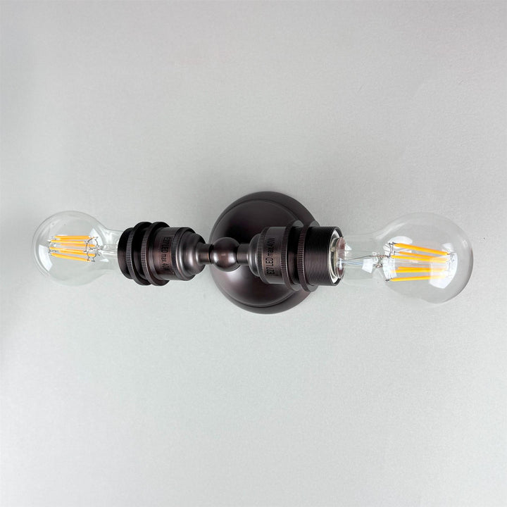 Twin Industrial Wall Light