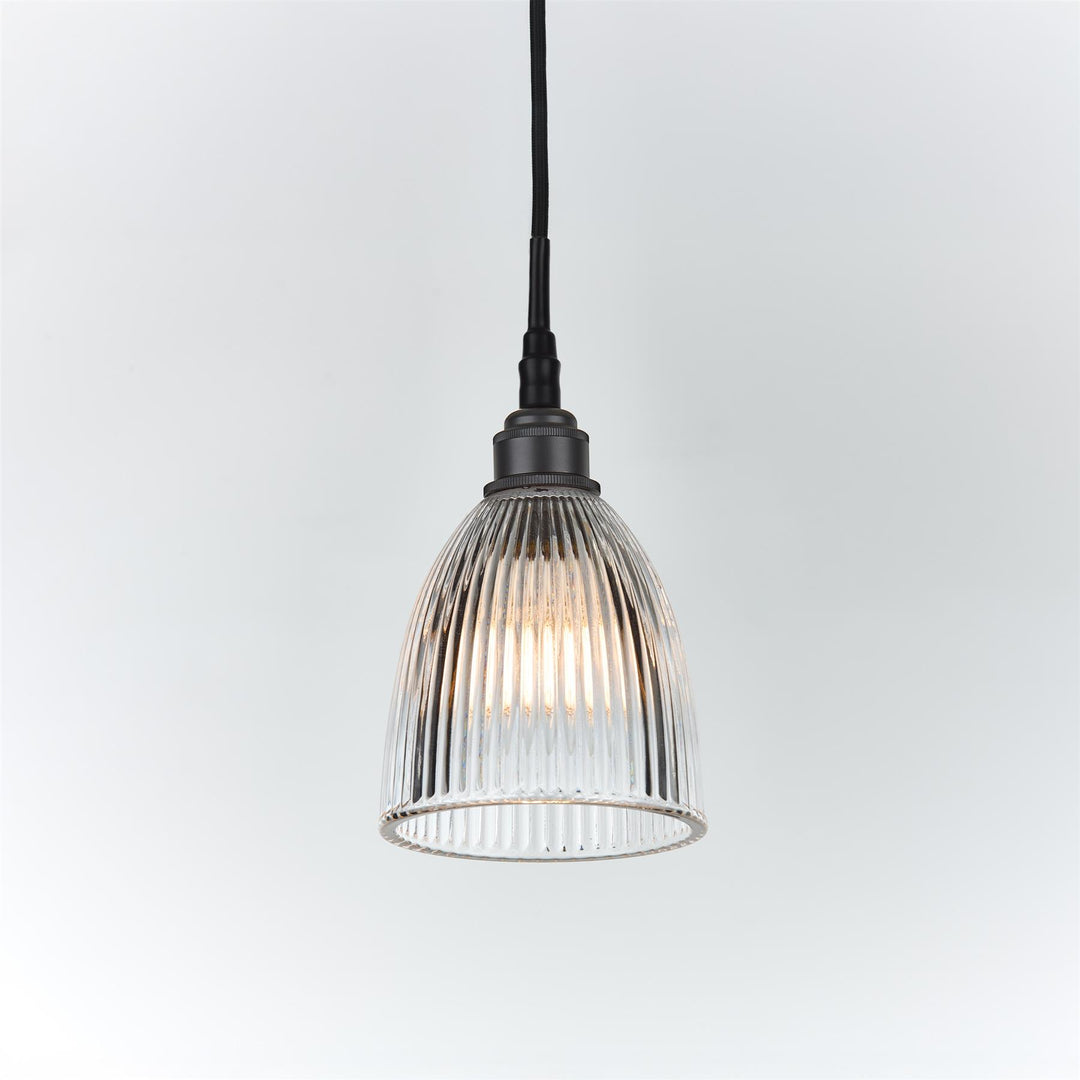 Elongated Prismatic Pendant Light : Bathroom Version