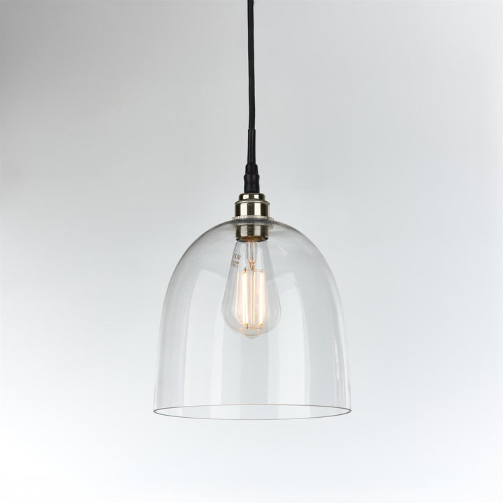 Bell Blown Glass Pendant : Bathroom Version