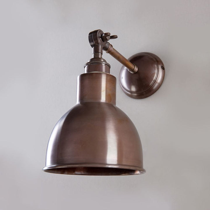 Churchill Wall Light : Adjustable Arm : Metal Shades