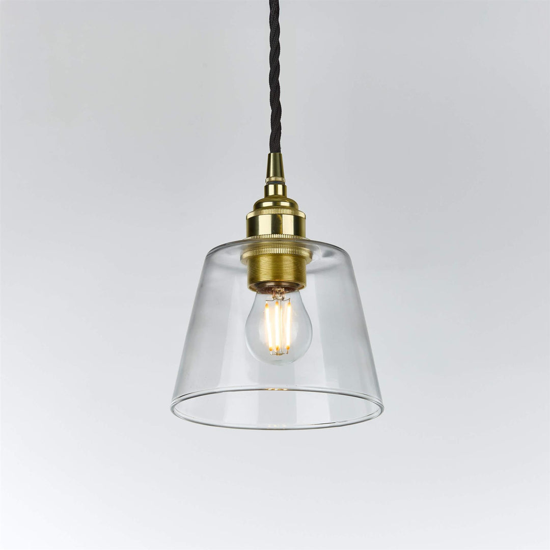 Tapered Blown Pendant Light