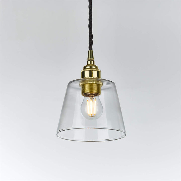Tapered Blown Pendant Light
