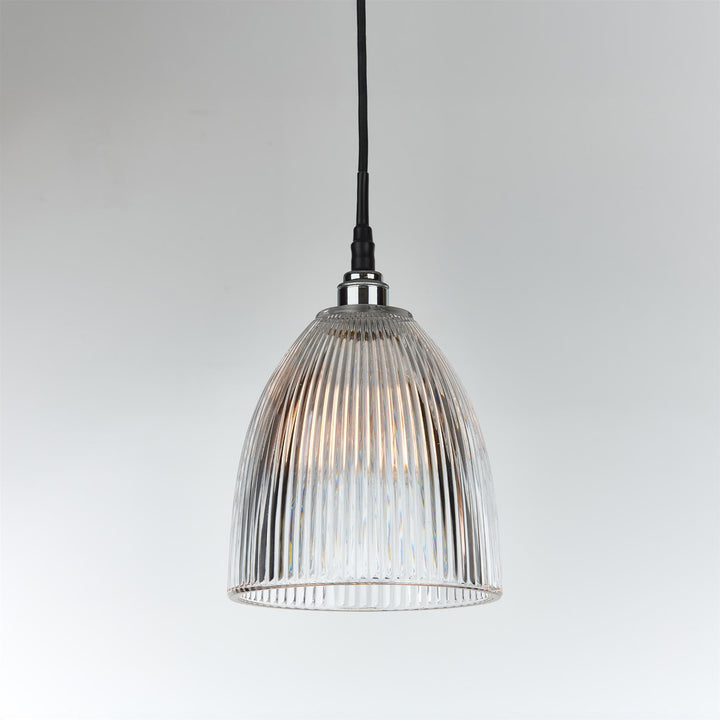 Elongated Prismatic Pendant Light : Bathroom Version