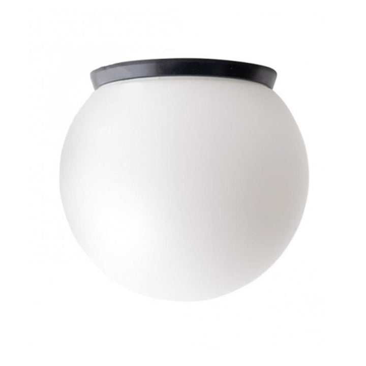 Glass Globe Bathroom Wall / Ceiling Light