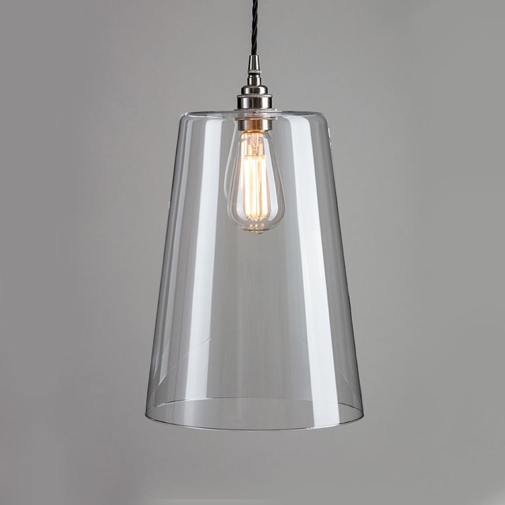 Tapered Blown Pendant Light