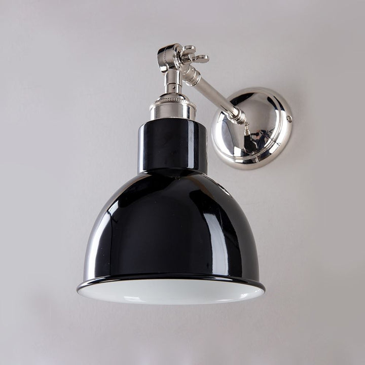 Churchill Wall Light : Adjustable Arm : Coloured Shades