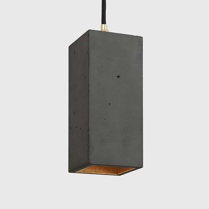 Concrete Drop Pendant Light
