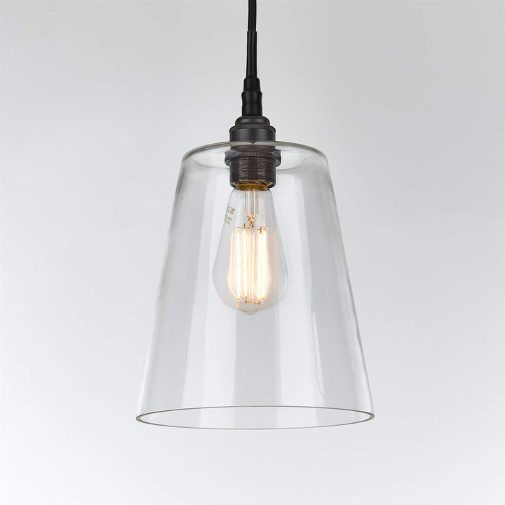 Tapered Blown Pendant Light : Bathroom Version