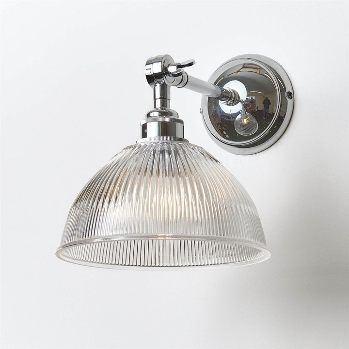 Prismatic Dome Wall Light : Adjustable Arm