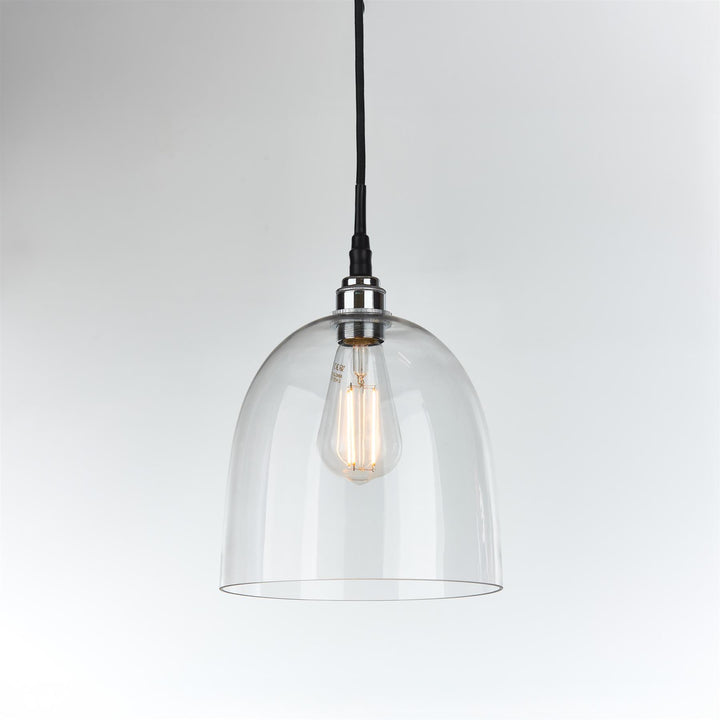 Bell Blown Glass Pendant : Bathroom Version