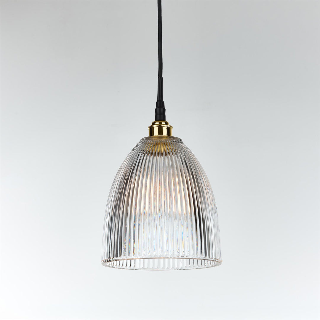 Elongated Prismatic Pendant Light : Bathroom Version