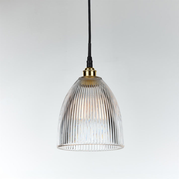 Elongated Prismatic Pendant Light : Bathroom Version