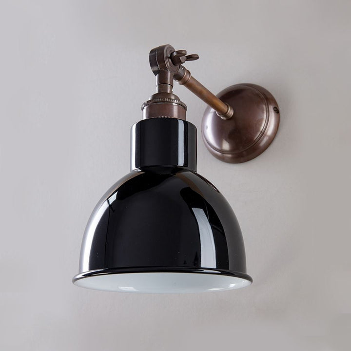 Churchill Wall Light : Adjustable Arm : Coloured Shades
