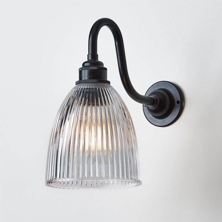 Elongated Prismatic Wall Light : Swan Arm