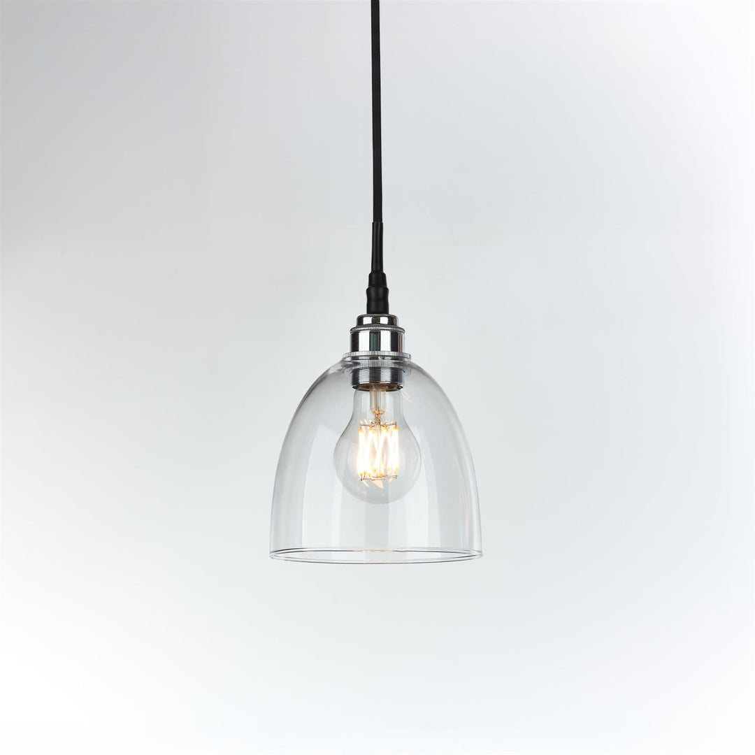 Bell Blown Glass Pendant : Bathroom Version