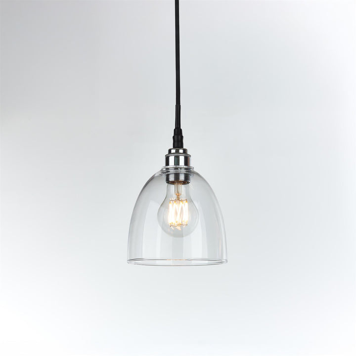 Bell Blown Glass Pendant : Bathroom Version