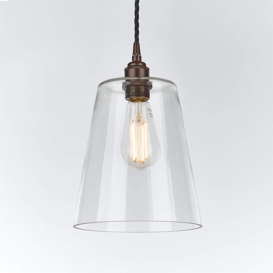 Tapered Blown Pendant Light