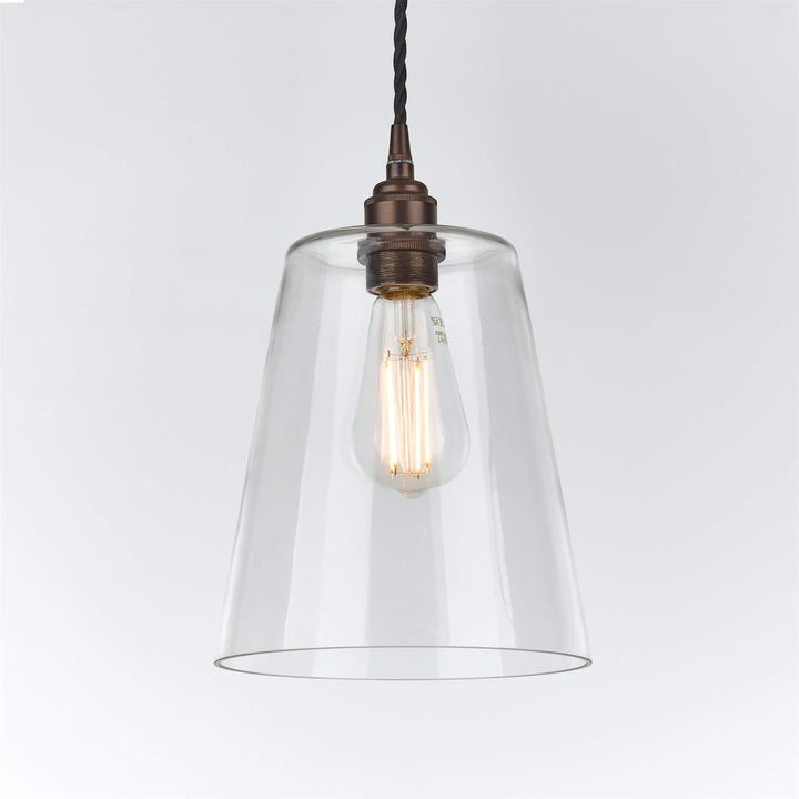 Tapered Blown Pendant Light