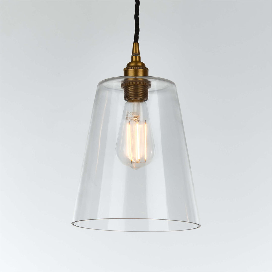 Tapered Blown Pendant Light