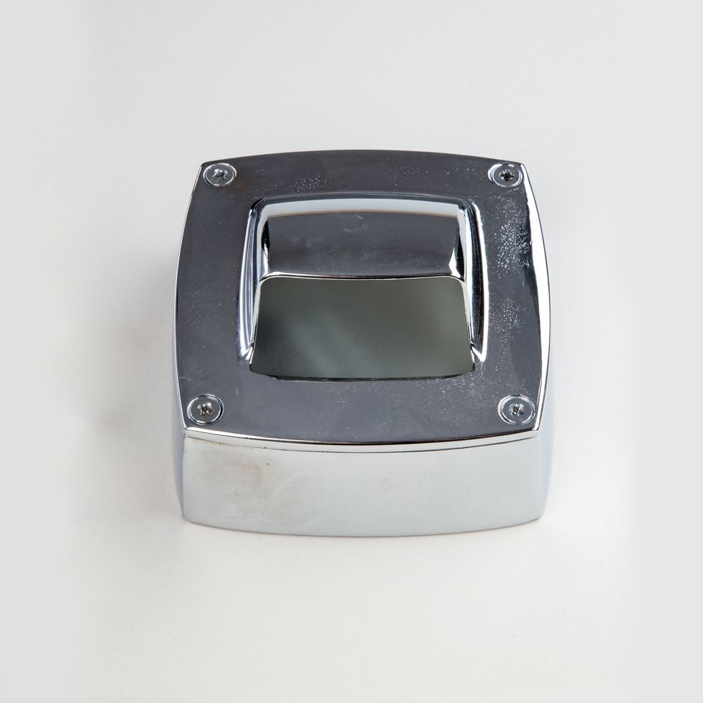 An image of a Old School Electric Square Outdoor Path Light on a white surface.