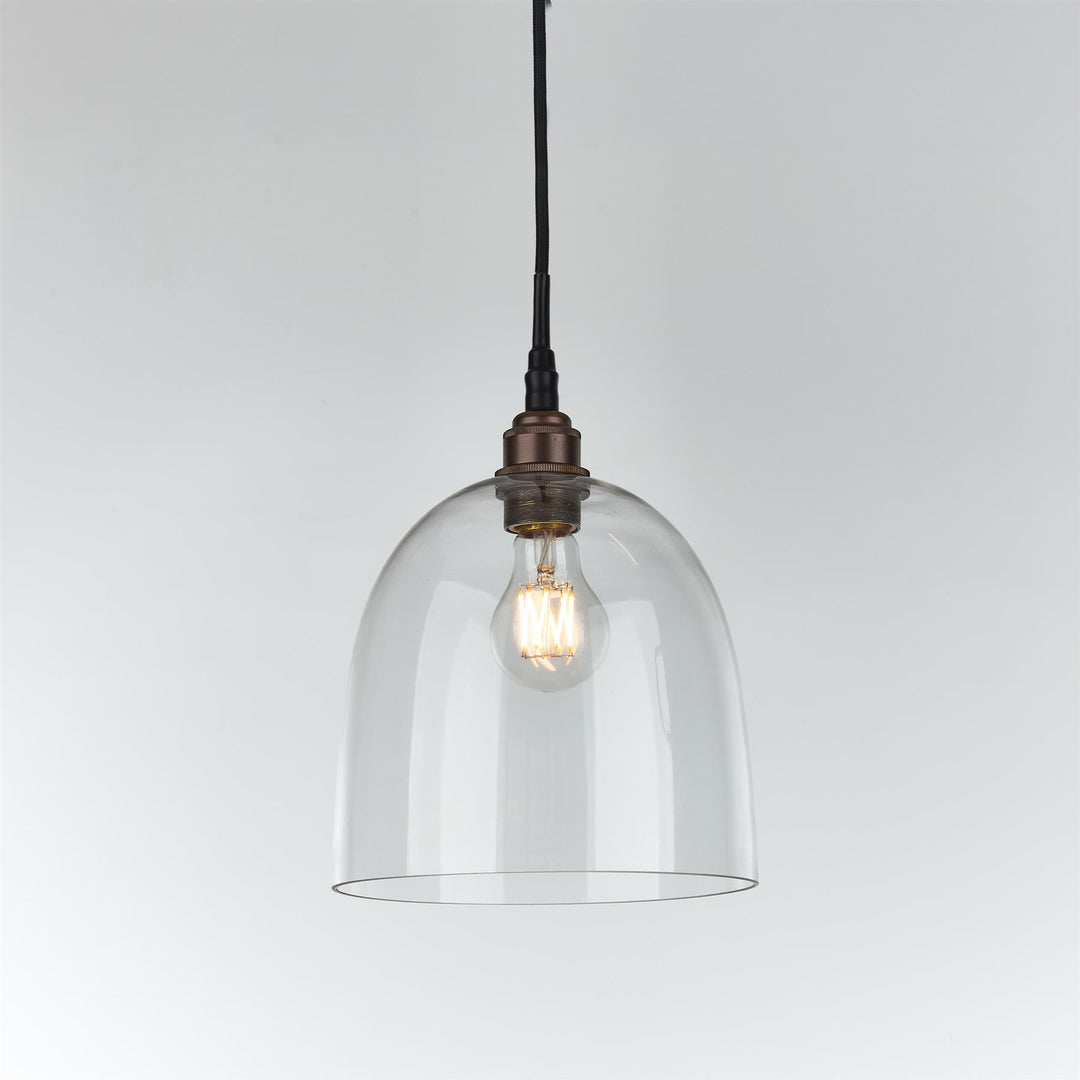 Bell Blown Glass Pendant : Bathroom Version