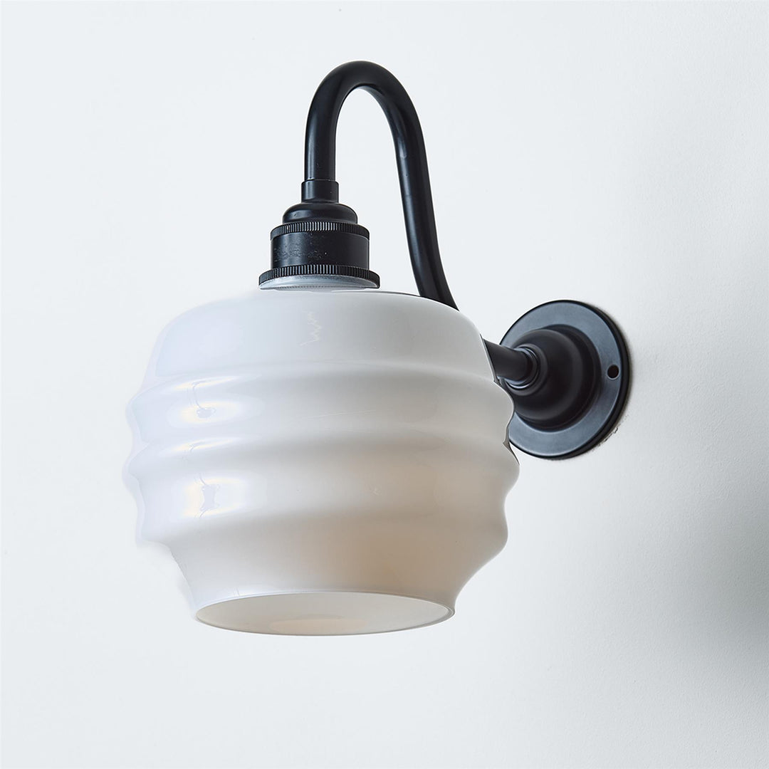 Deco Wall Light : Swan Arm : Bathroom Version