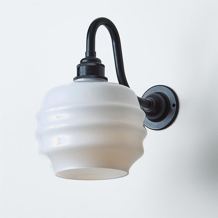 Deco Wall Light : Swan Arm : Bathroom Version