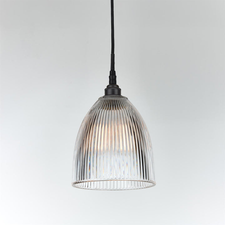 Elongated Prismatic Pendant Light : Bathroom Version