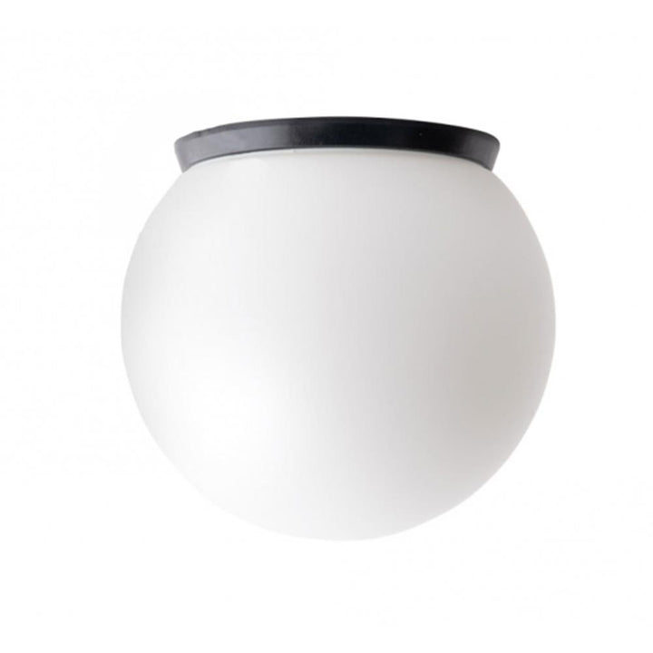 Glass Globe Bathroom Wall / Ceiling Light