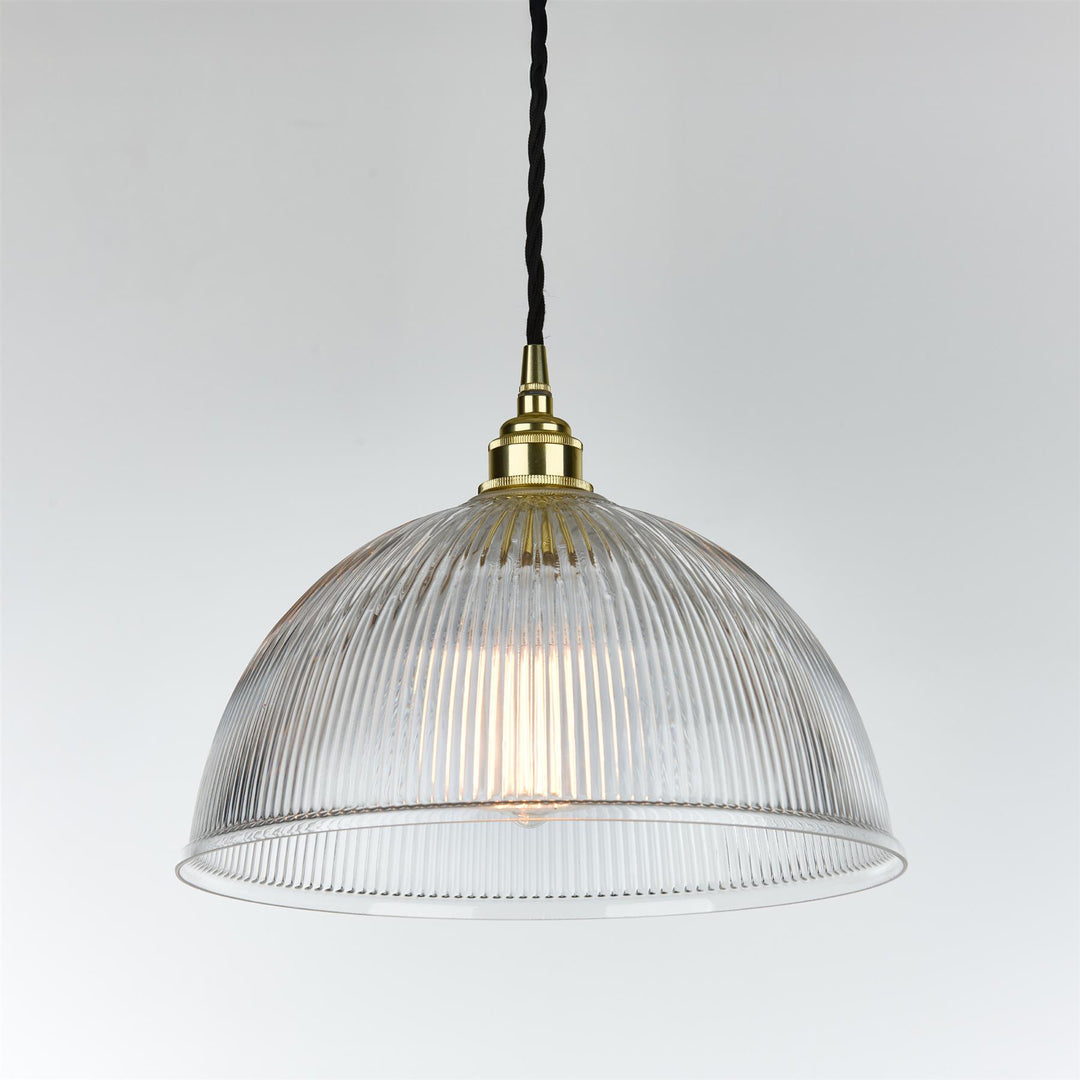 Prismatic Dome Pendant Light