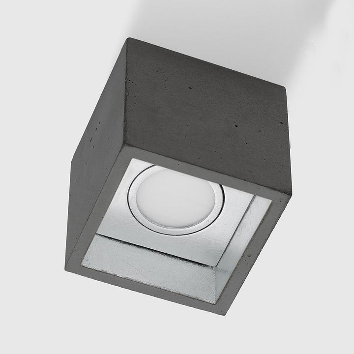 Concrete Box Ceiling Light