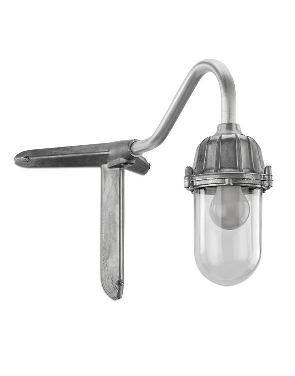 Cast Aluminium Swan Neck Wall Light