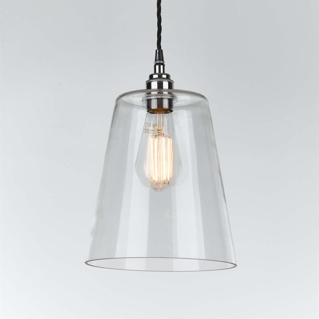 Tapered Blown Pendant Light