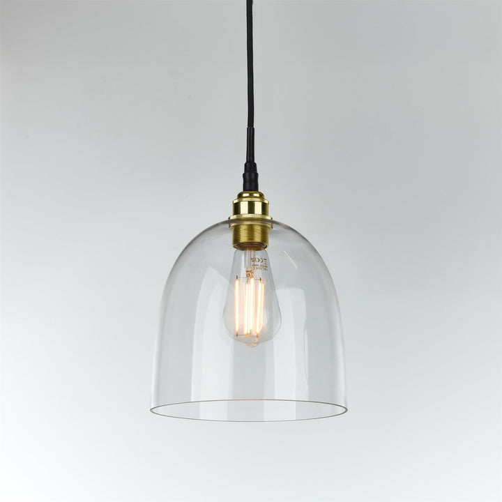 Bell Blown Glass Pendant : Bathroom Version