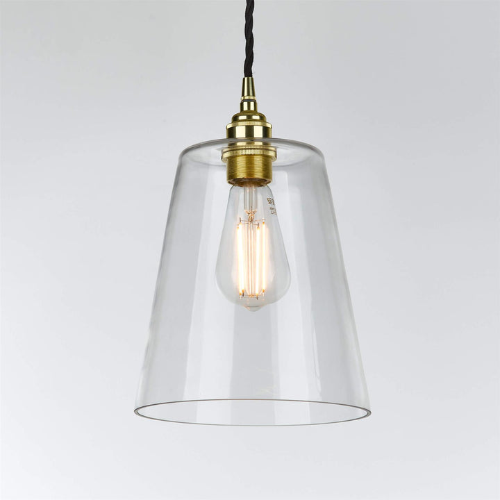 Tapered Blown Pendant Light