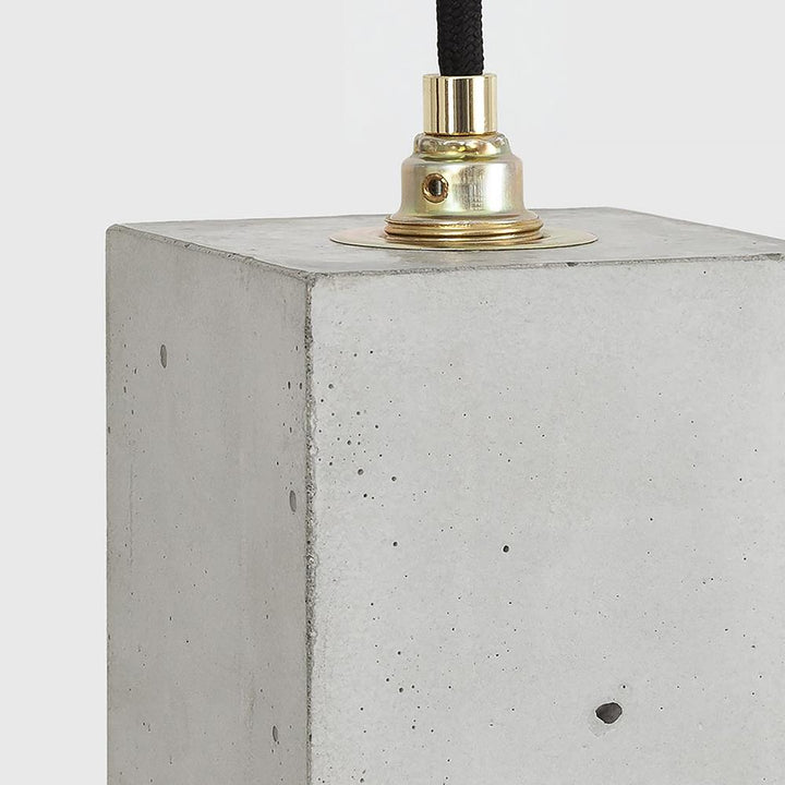 Concrete Drop Pendant Light